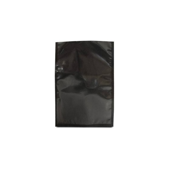 Sac sous vide lisse fond noir 90 microns 25 x 35 cm - par 100
