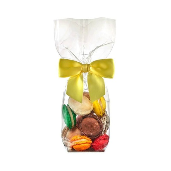 Sachet Natureflex écorné fond carton biodégradable 12 x 26 cm - par 100