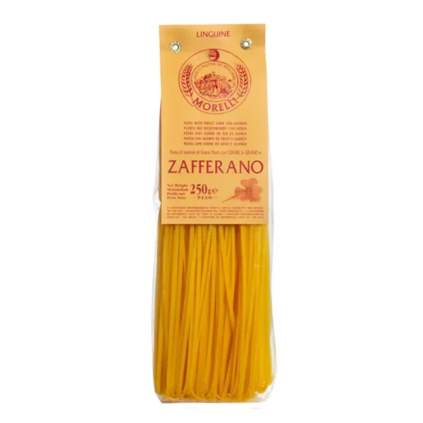 Saffron Linguine with Wheat Germ 250 gr