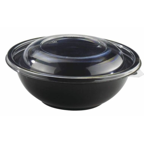 Saladier plastique noir 750 ml - par 360