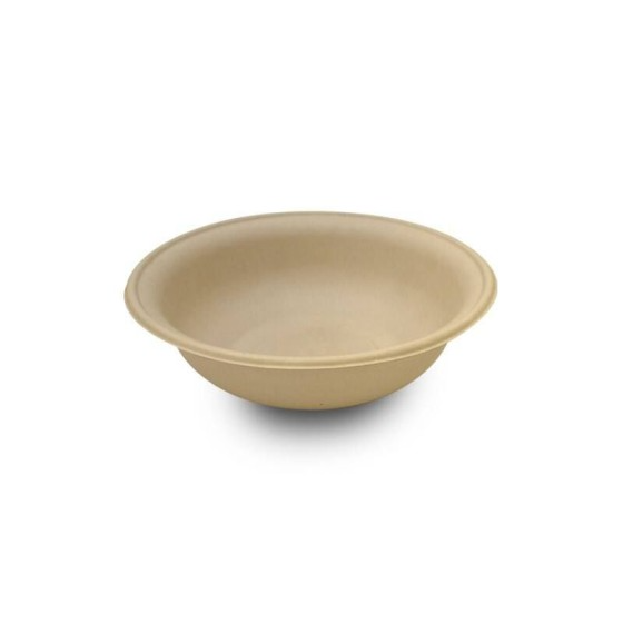 Saladier rond biodégradable en bagasse 900 ml - par 125