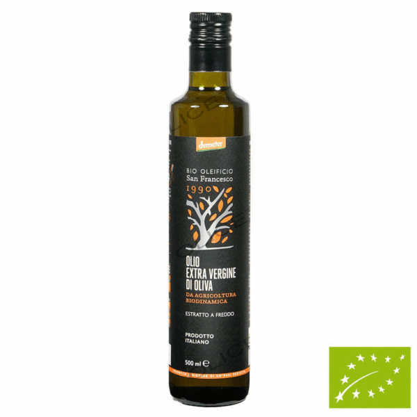 Huile d'olive extra vierge biologique Demeter 500 ml - Mediterranea Foods
