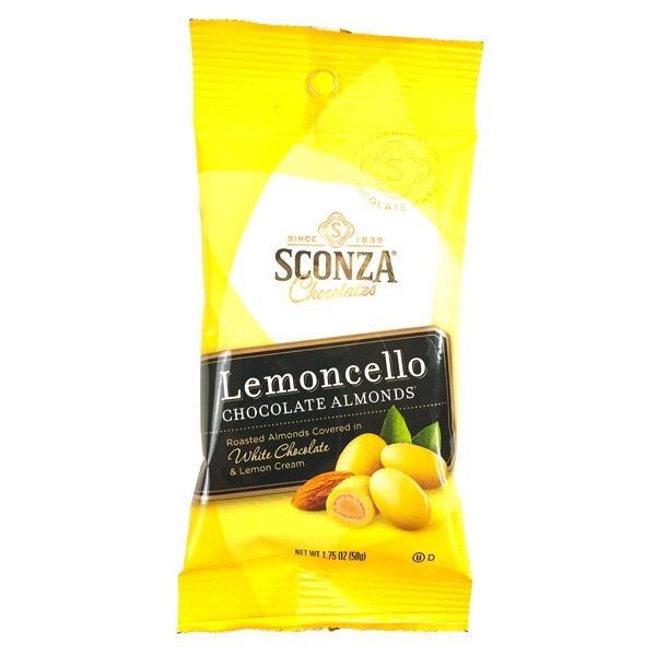 Sconza Chocolates Lemoncello Chocolate Almonds