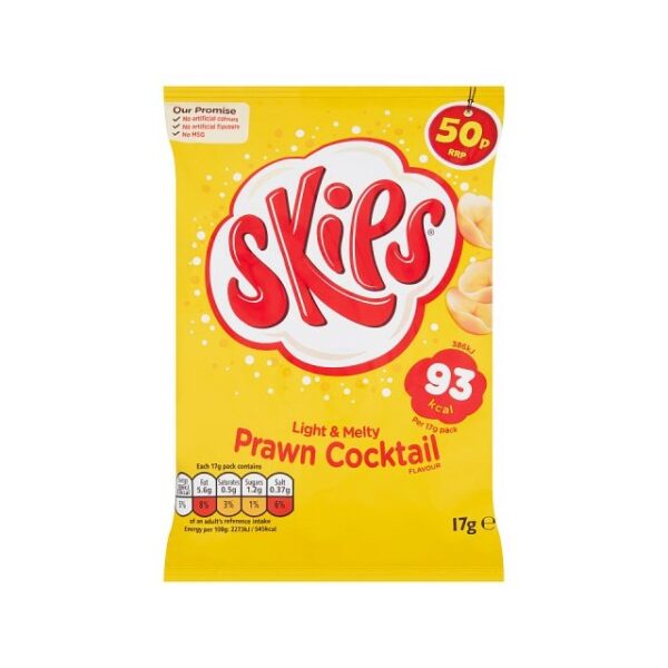 Skips Prawn Cocktail 17g 50p (30 Pack)