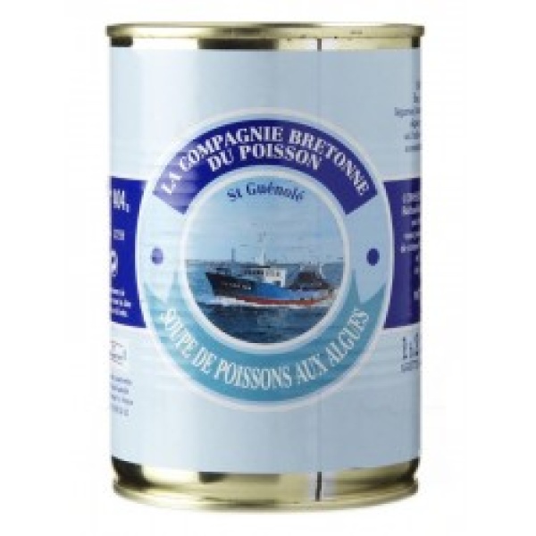 SOUPE DE POISSONS AUX ALGUES BOÎTE 400GR