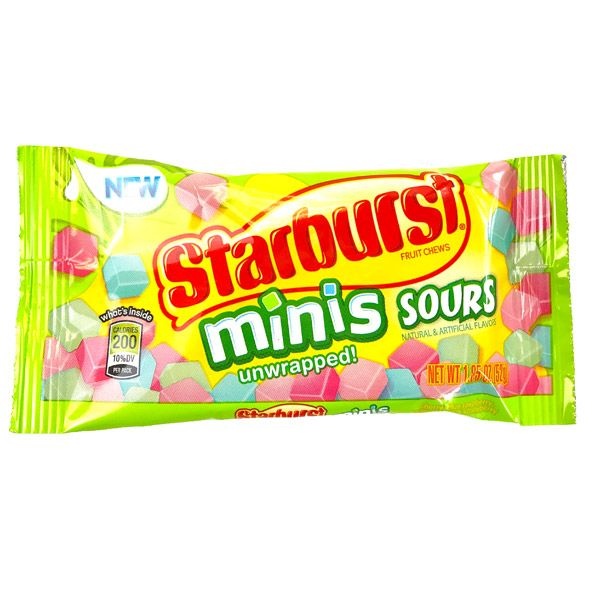 Starburst Minis Unwrapped Sours