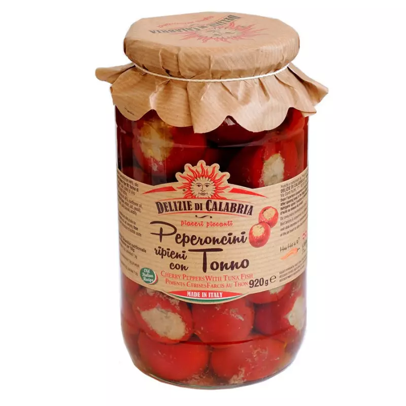 Stuffed Cherry Peperoncino with Tuna 920 gr