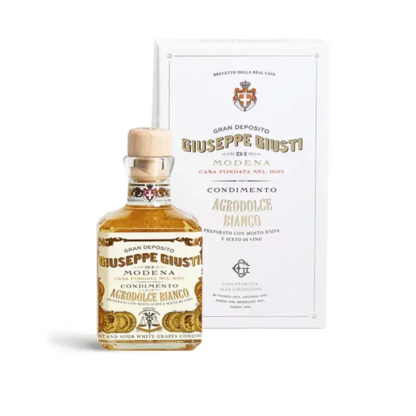 Sweet and Sour White Condiment in cubic bottle with box 250 ml