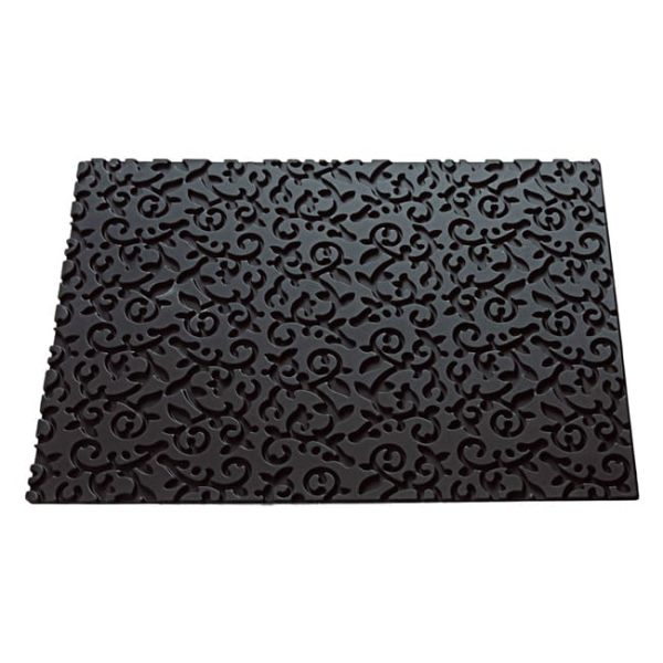 Tapis silicone motif faux bois