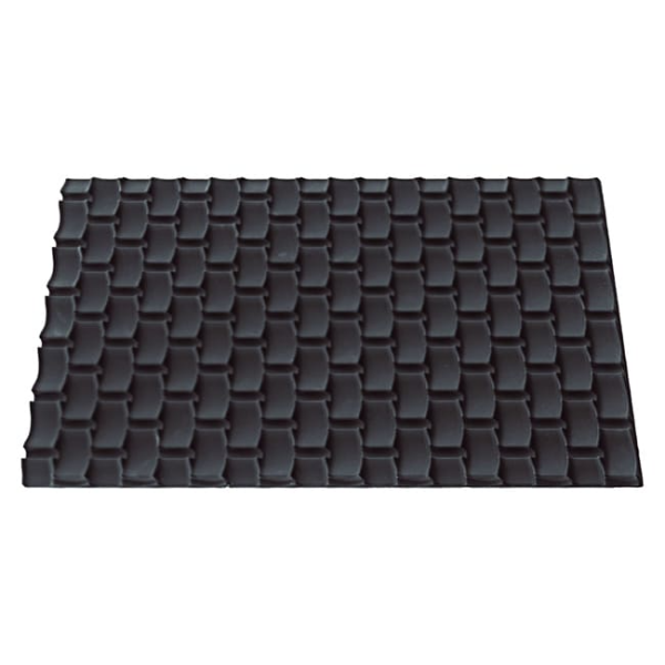 Tapis silicone motif tressé