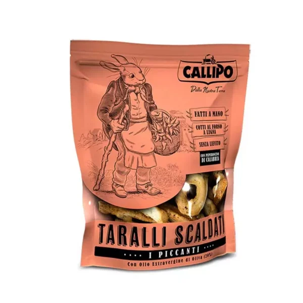 Taralli with Chilli and Extra Virgin Olive Oil 280 gr