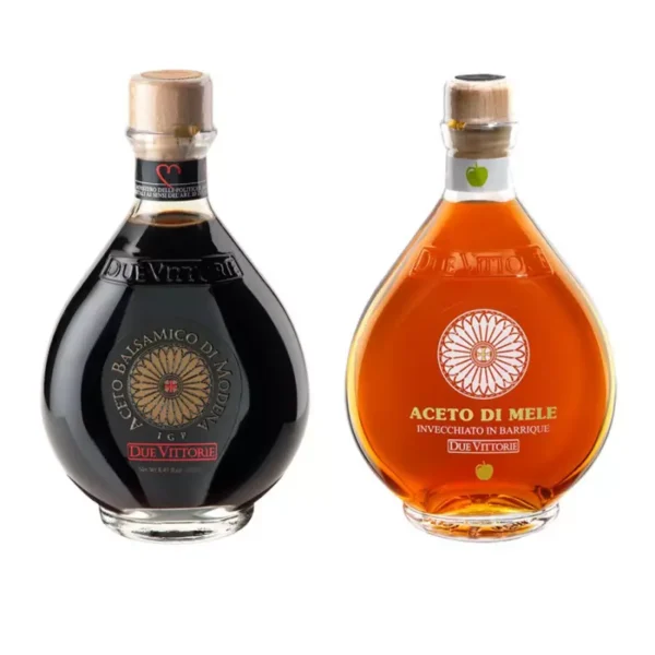 The classics Due Vittorie - Oro Balsamic vinegar and Apple 250 ml x 2