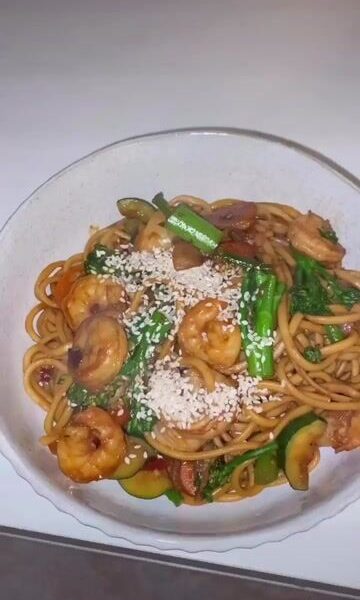 Teriyaki Prawn Udon