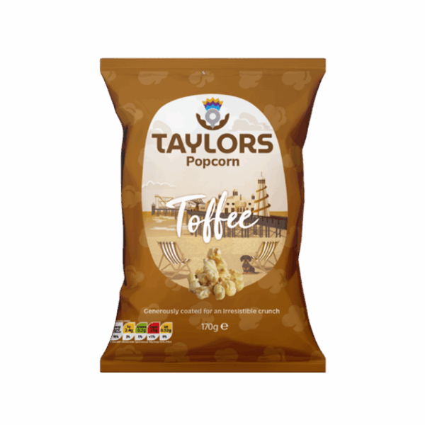 Taylors Toffee Popcorn 170g (8 Pack)