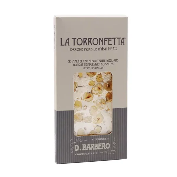 Torronfetta with Piedmont Hazelnut IGP 50 gr