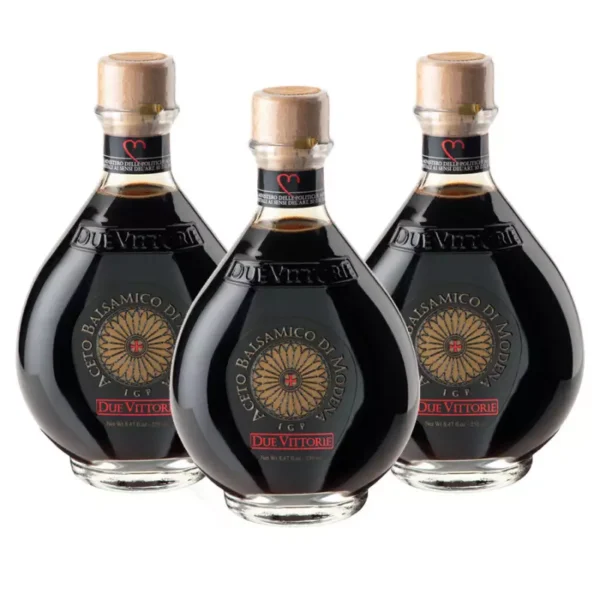 Trio Balsamic Vinegar of Modena PGI Due Vittorie Oro 250 ml x 3