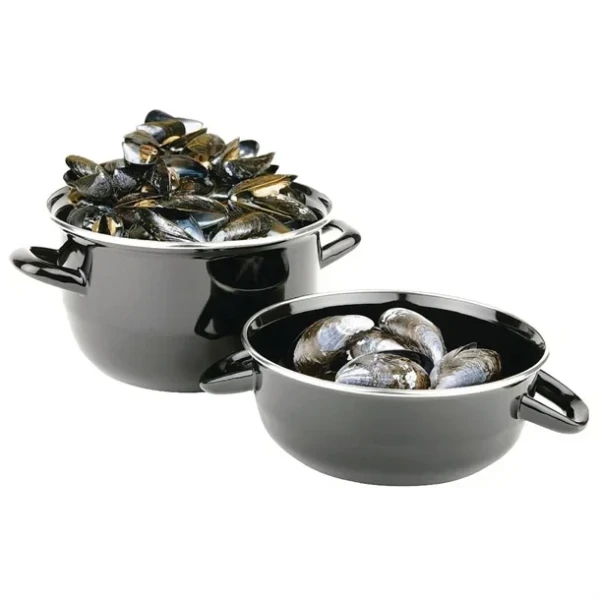 Marmite à moules émaillée Olympia 1,5kg