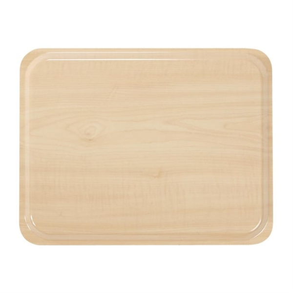Cambro Capri Plateau de cantine stratifié Bouleau 460 mm