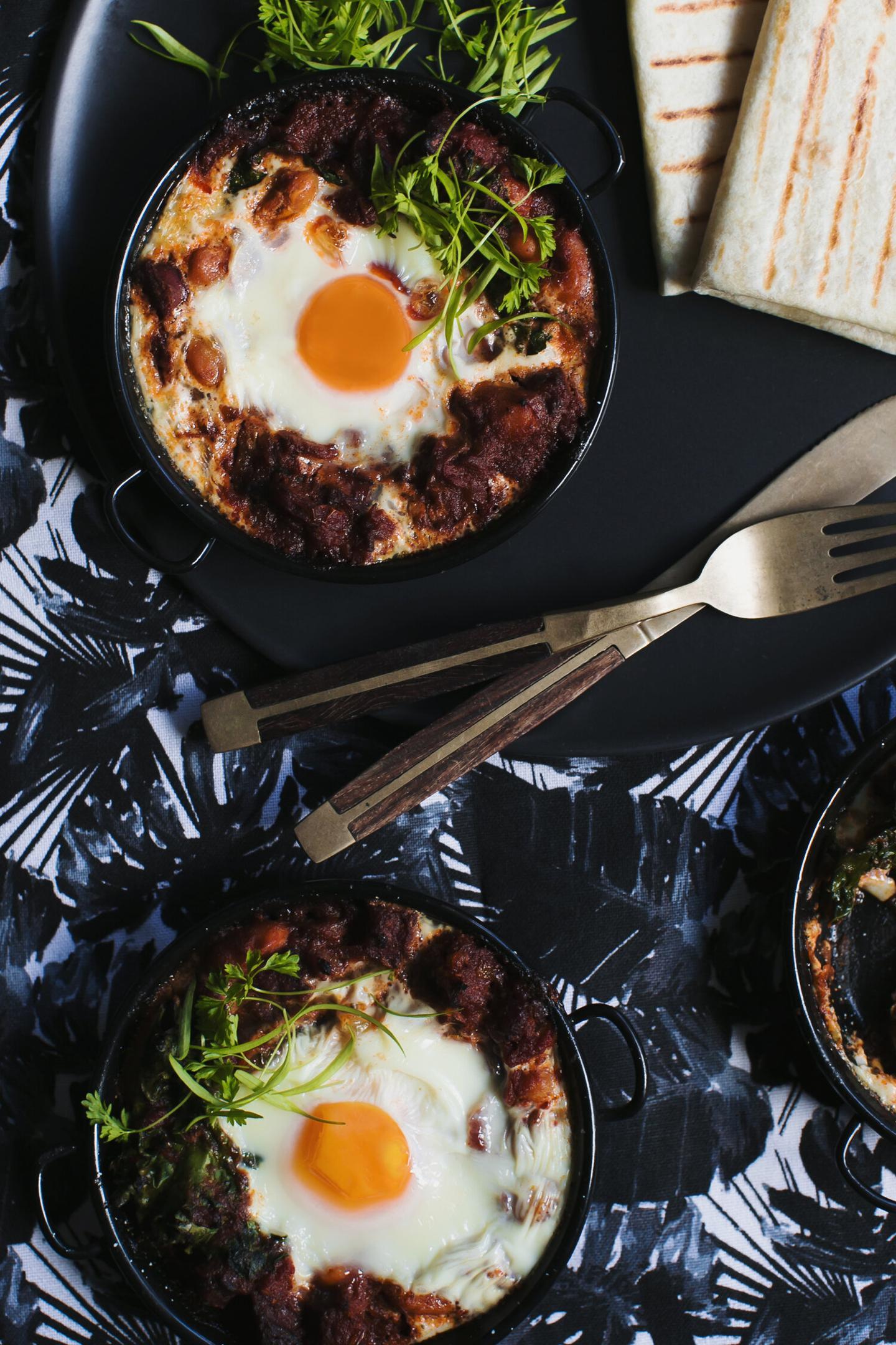 Chorizo Baked Eggs