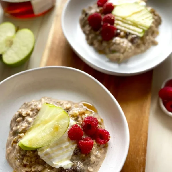Easy Bircher Muesli: High Protein Breakfast Meal Prep