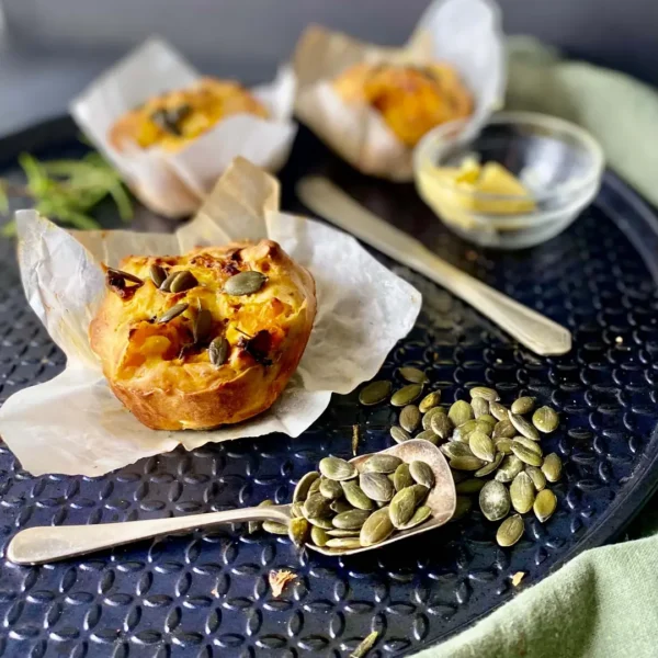 Savoury Sourdough Breakfast Muffins