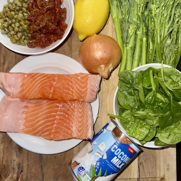 One Pot Creamy Tuscan Style Salmon 🐟