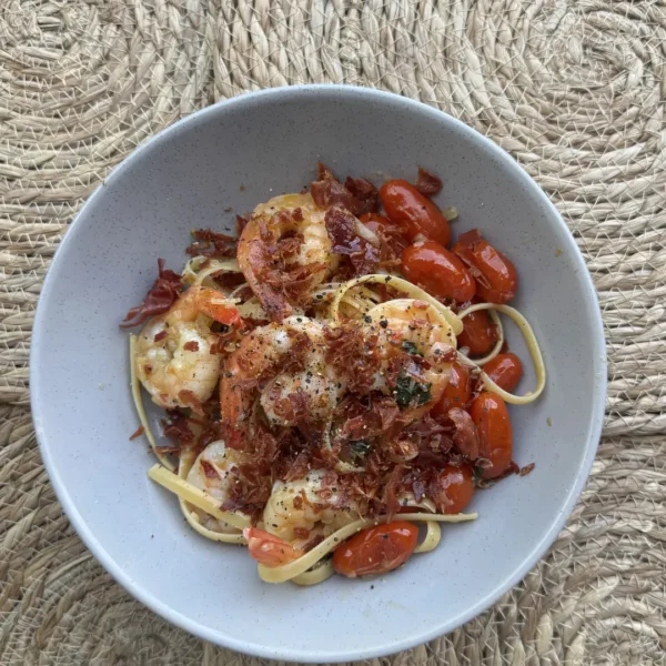 Prawn & Prosciutto Linguine 🍝