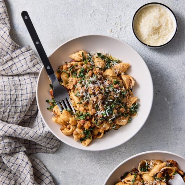 Lentil and Cavolo Nero Pasta