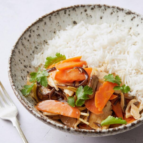 Chicken, Ginger & Mushroom Stir Fry
