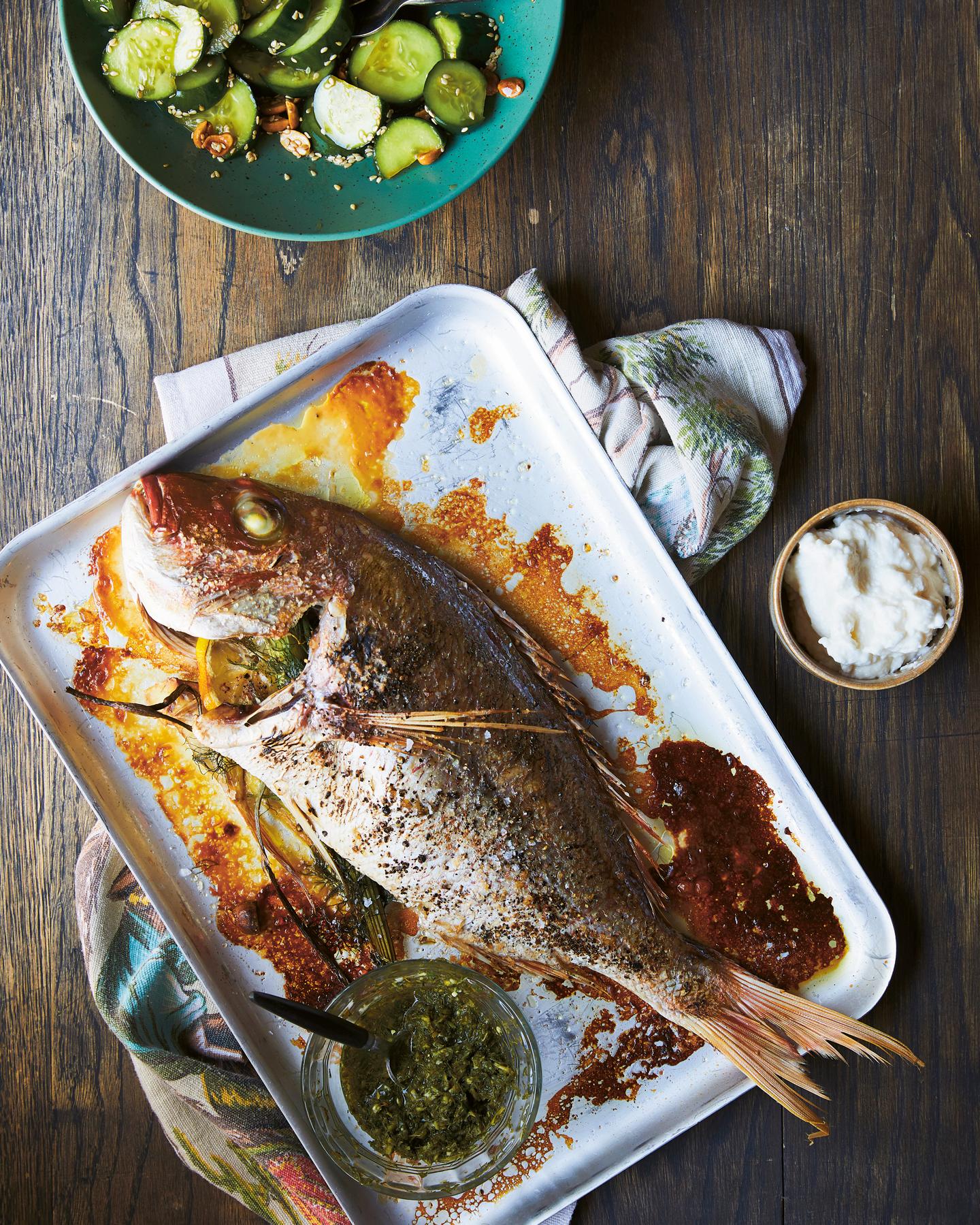 Whole Baked Fish