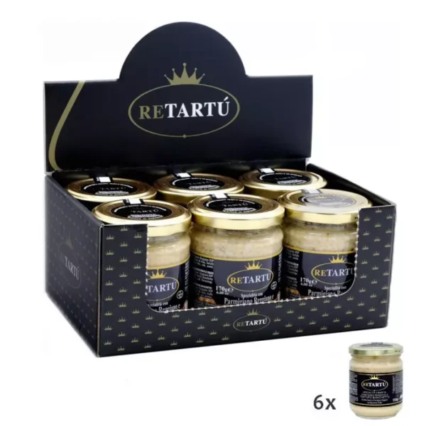 White sauce with Parmigiano Cheese PDO and Bianchetto Truffle 170 gr x 6