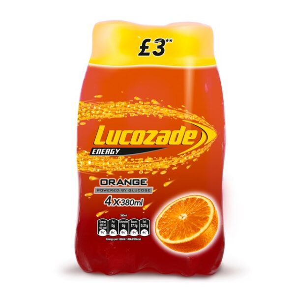 Lucozade Energy Orange 380ml (6 x 4 Pack)