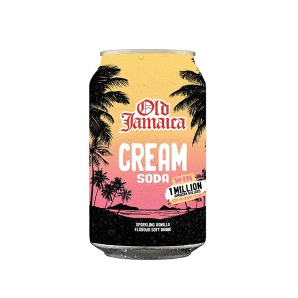 Old Jamaica Cream Soda 330ml 24 Pack