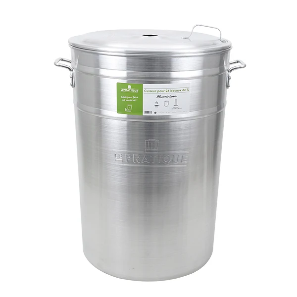 Cuiseur en aluminium 24 bocaux 1L Le Pratique