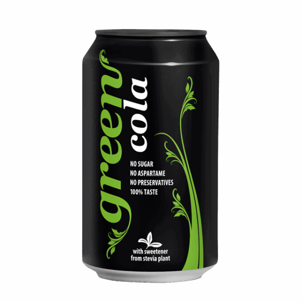 GREEN COLA SPARKLING CANS 330ML (24 PACK)