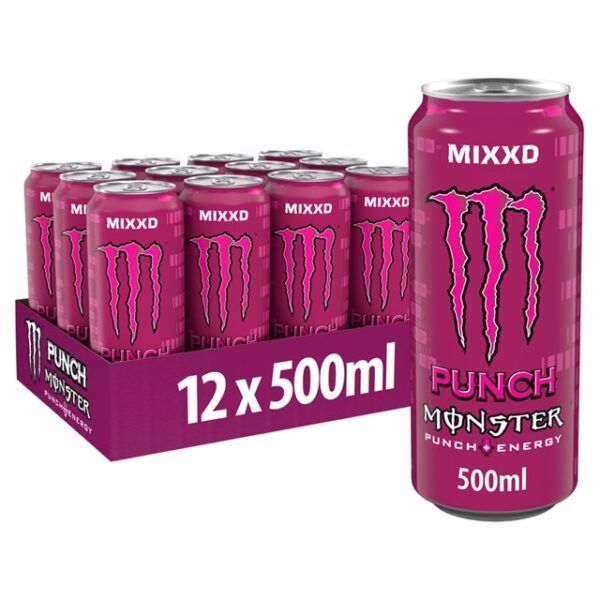 Monster Energy Drink Punch MIXXD £1.75 500ml 12 Cans