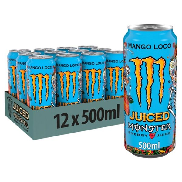 Monster Energy Drink Mango Loco £1.65 500ml 12 Cans