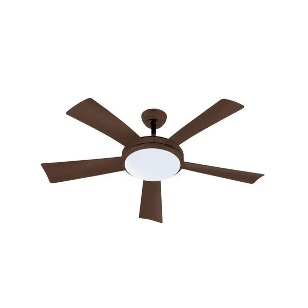 Wallis Chocolat - Ventilateur De Plafond ø132cm 38w + éclairage Led Farelek