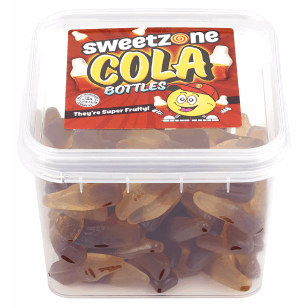 Sweetzone Tubs Cola Bottles 170g (24 Pack)