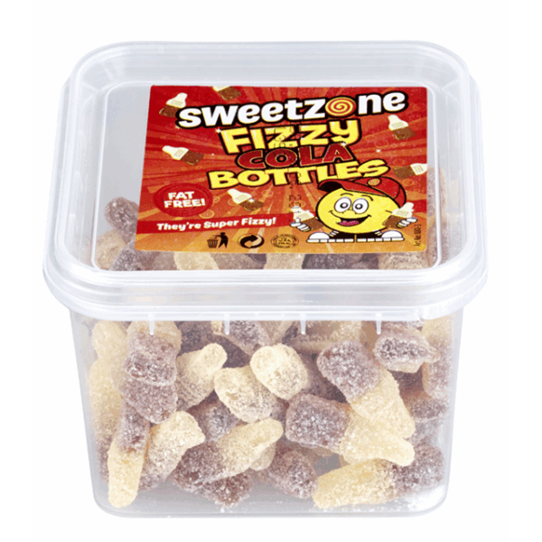 Sweetzone Tubs Fizzy Cola Bottles 170g (24 Pack)