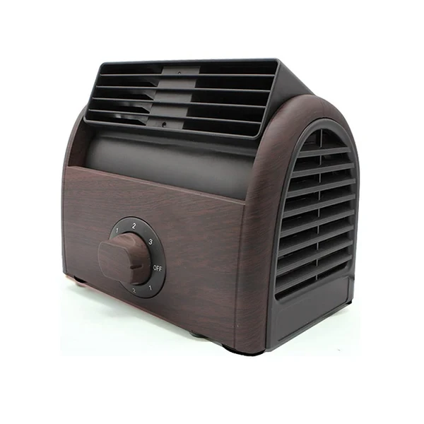 Ventilateur de Table avec 3 vitesses 30W effet bois Vendos85