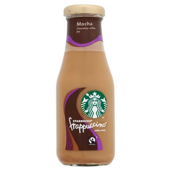 STARBUCKS FRAPPUCCINNO MOCHA CHOCOLATE 250ml GLASS Bottle (8 PACK)