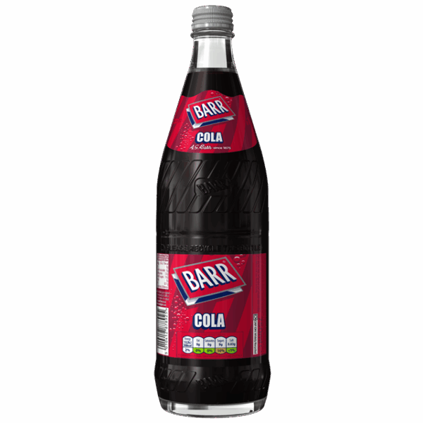 Barrs Cola Glass Bottle 750ml (12 Pack)