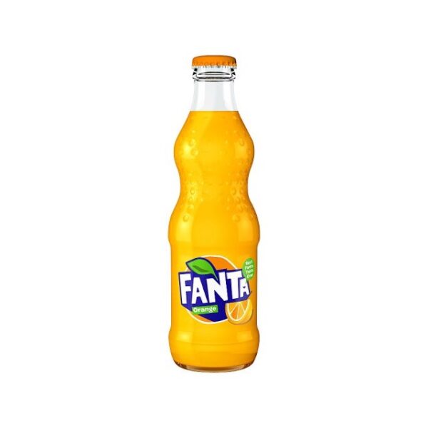 FANTA ORANGE GLASS 330ml (24 PACK)