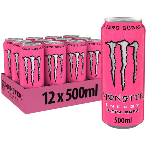 Monster Energy Drink Ultra Rosa 500ml £1.55 (12 Pack)