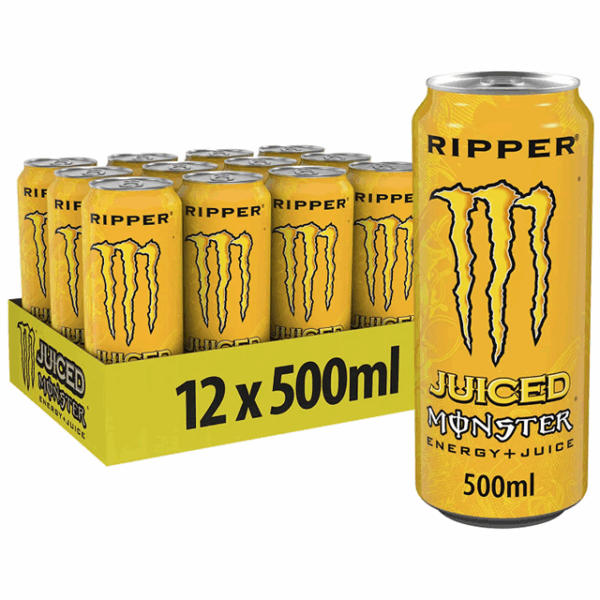 Monster Energy Drink Juiced Ripper £1.65 500ml (12 Pack)