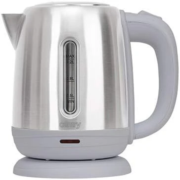bouilloire électrique de 1,2L 1630W gris blanc Camry