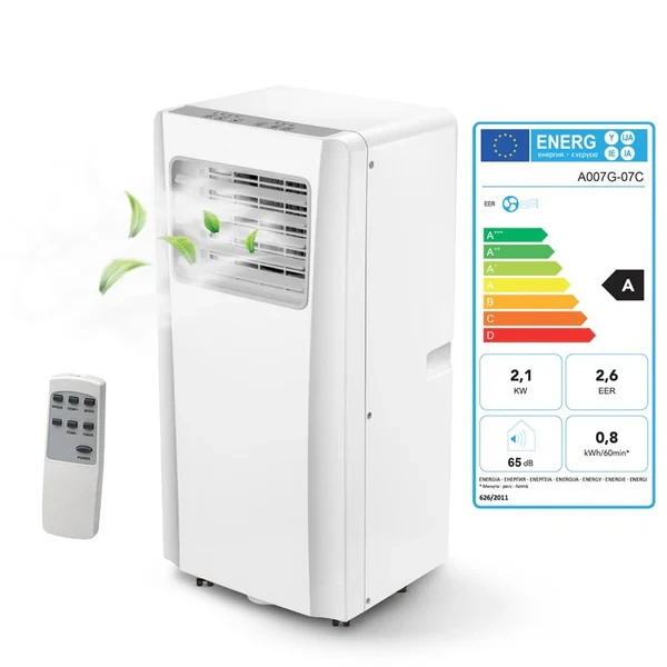 Climatiseur 3 fonctions mobile de 7000 BTU avec poignée R7000 Pullman