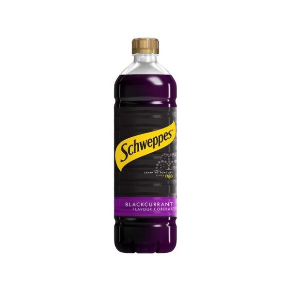 SCHWEPPES CORDIAL BLACKCURRANT