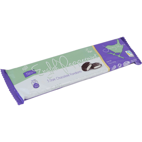 JENNY WREN ENGLISH PEPPERMINT FONDANT BARS 45g (16 Pack)